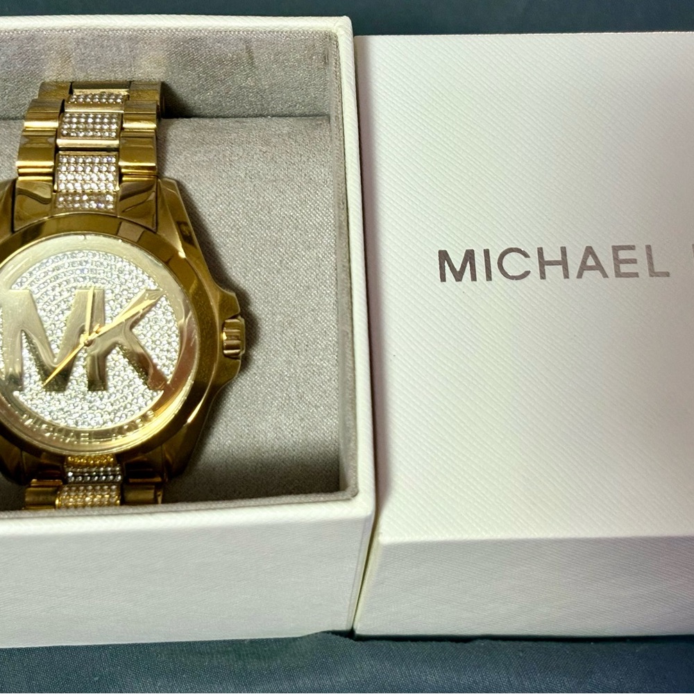 Michael Kors Gold and Swarovski Women’s Watch